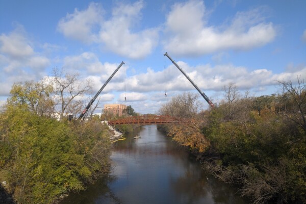 Lincoln Village Bicycle Pedestrian Bridge